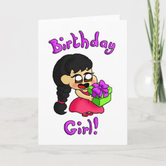 Carte Fille d'anniversaire