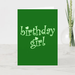 Carte Fille d'anniversaire pour les filles
