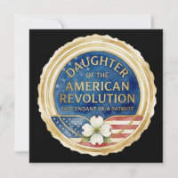 Fille de la Révolution Américaine Patriote USA