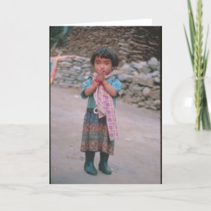 Carte Fille de Namaste