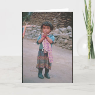 Carte Fille de Namaste