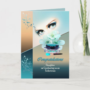 Carte Fille d'obtentions du diplôme pour Estheticion