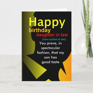 Carte fille drôle anniversaire en droit