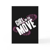 Fille en mouvement