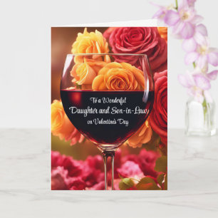 Carte Fille et fils en droit Saint-Valentin
