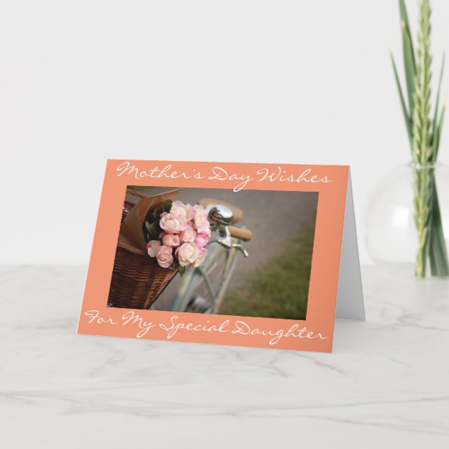 CARTE **FILLE SPÉCIALE** MÈRE SPÉCIALE LE "JOUR DE LA MÈ (Devant)