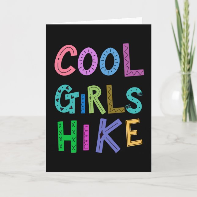 Carte Filles cool Randonnée Randonnée Lover Filles Fille (Devant)