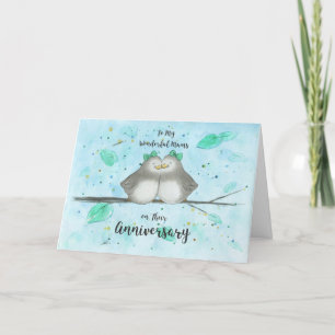 Carte Filles lesbiennes Parents Anniversaire mignon Love