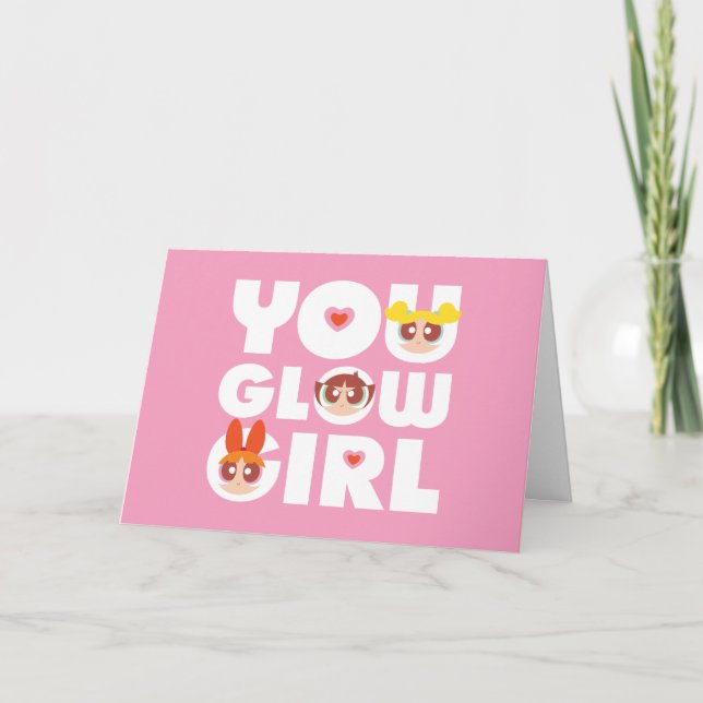 Carte Filles Powerpuff : Fille Lumineuse (Devant)