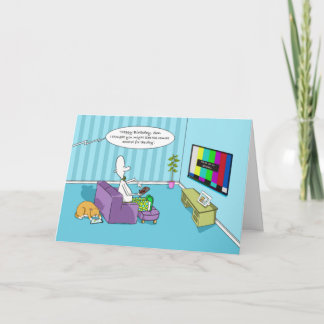 Carte Fils Amusant D'Anniversaire Avec Télécommande