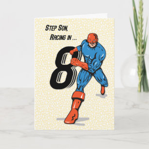 Carte Fils de l'étape 8ème Anniversaire Super-héros