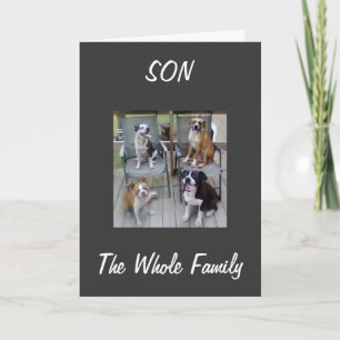 CARTE "FILS" DIPLÔMÉ DE LA FAMILLE