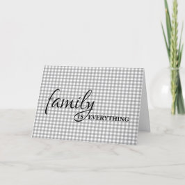 Carte Fils en droit Anniversaire gris En vichy