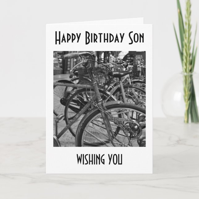 CARTE *FILS" MARCHE DE VOTRE VIE—VOEUX D'ANNIVERSAIRE (Devant)