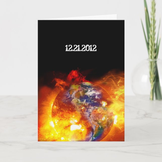 Carte Fin ardente de l'apocalypse du monde (Devant)
