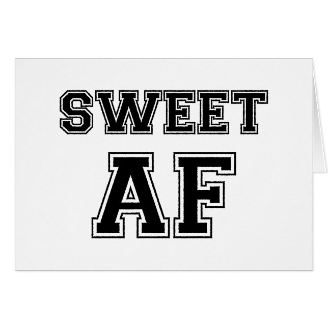 CARTE FIN SUCRE (Devant horizontal)