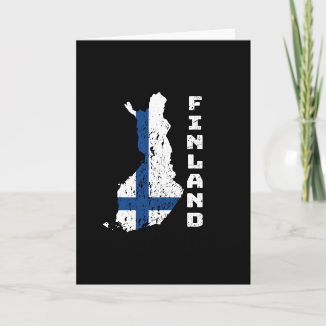 Carte Finlande (Devant)