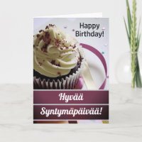 Finlande Joyeux anniversaire en finnois