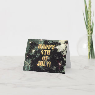 Carte Fireworks 13 4 juillet