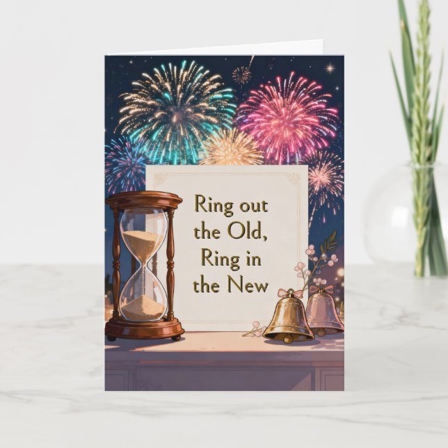 Carte Fireworks New Year Holiday (Devant)