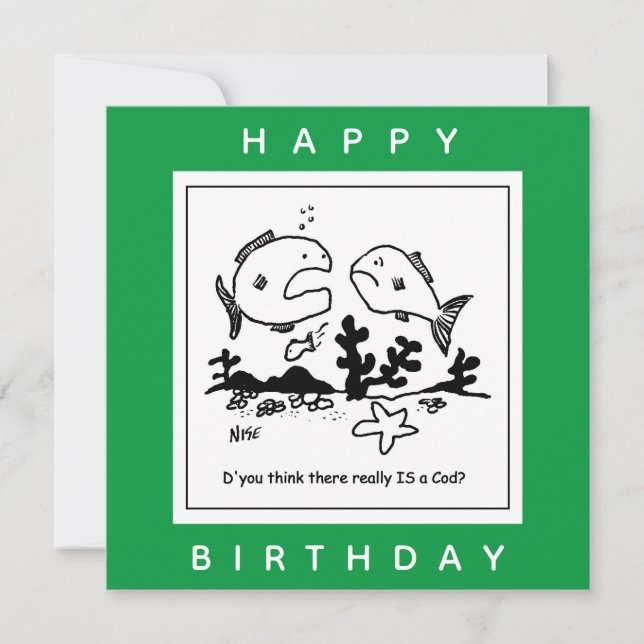 Carte Fish se demande s'il existe un dessin animé de Die (Devant)