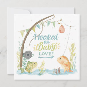 Carte Fishing Welcome Baby pour les amateurs de pêche