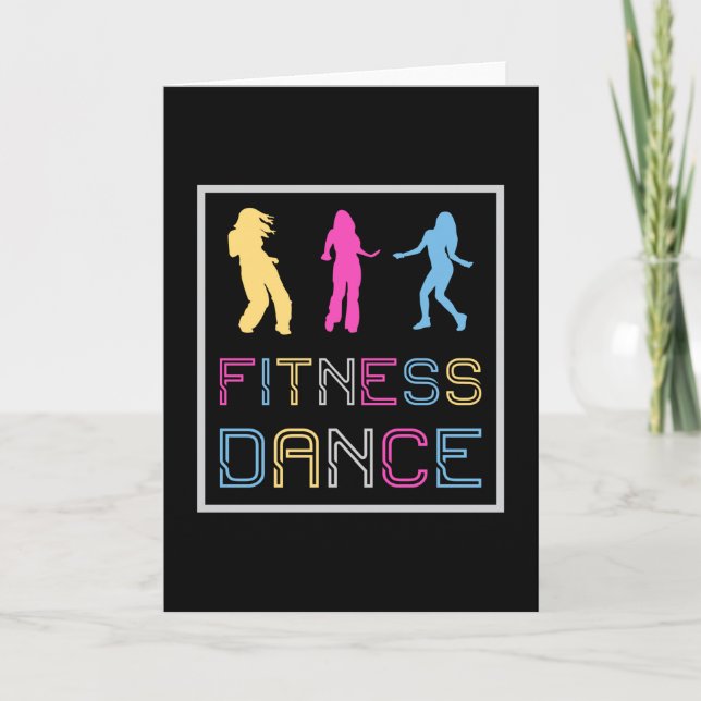 Carte Fitness Dance Gym Dancing Workout Sport Idée cadea (Devant)