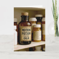 Flacon de médicament de potion d'âge avancé humori