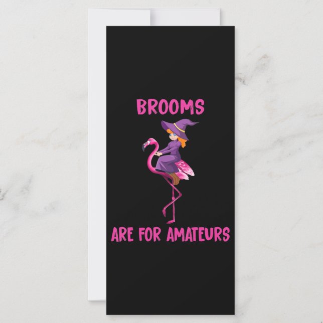 Carte Flamant rose | Costume d'Halloween Flamingoween (Devant)