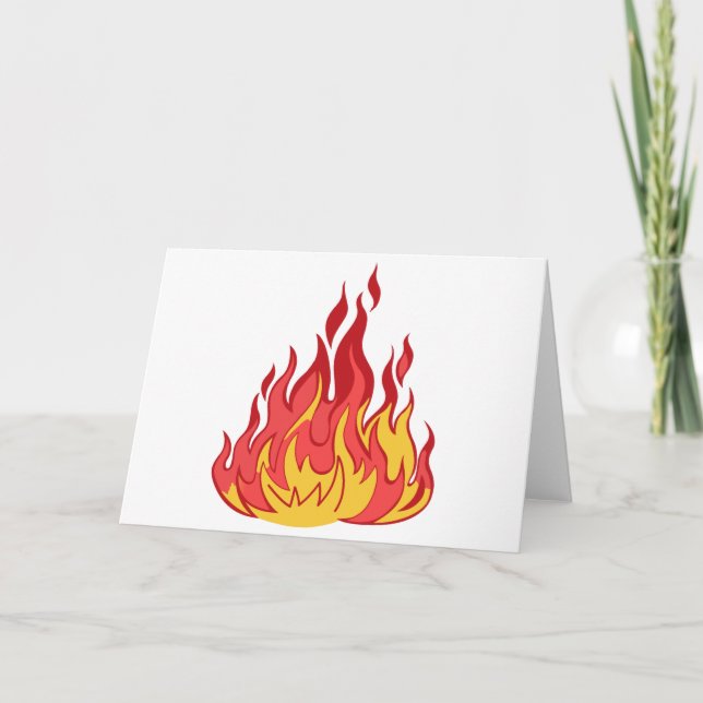 Carte Flammes d'incendie (Devant)