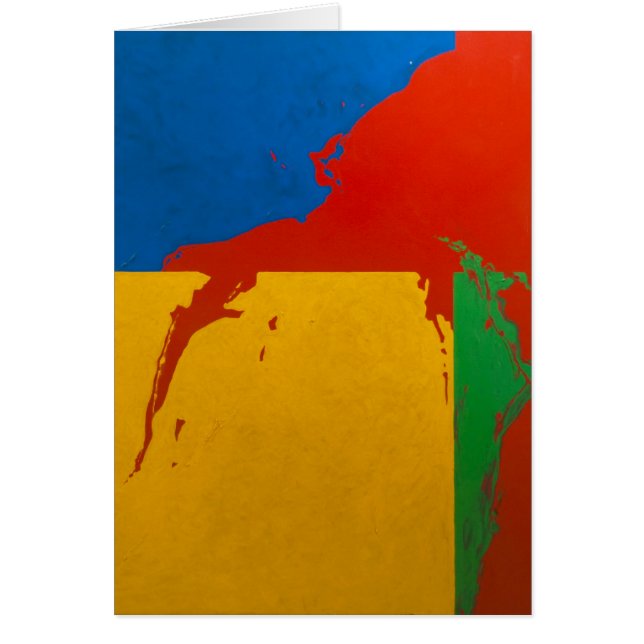 Carte : "Flaque de couleur " (Devant)