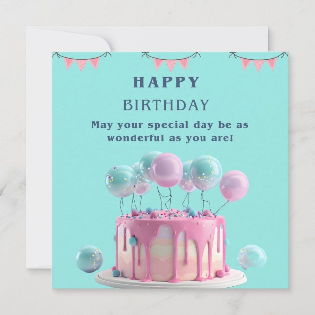 Carte Flat Greeting Card (Devant)