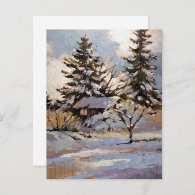 Carte Flat personnalisée (Devant / Derrière)