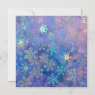 Carte Flèches de neige Iridescente