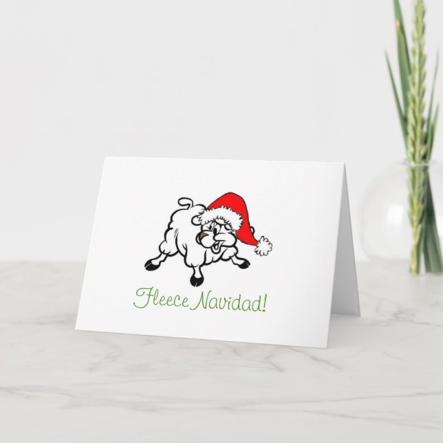 Carte Fleece Navidad (Devant)