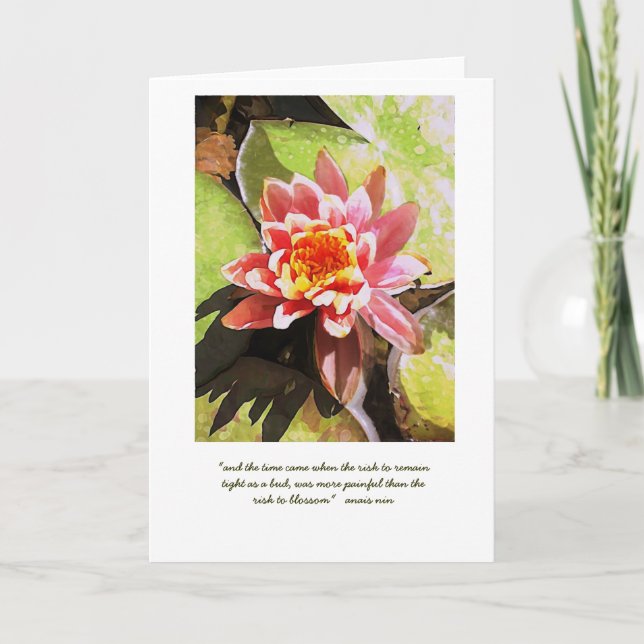 Carte Fleur (Devant)