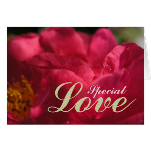 Carte Fleur Amour Spéciale