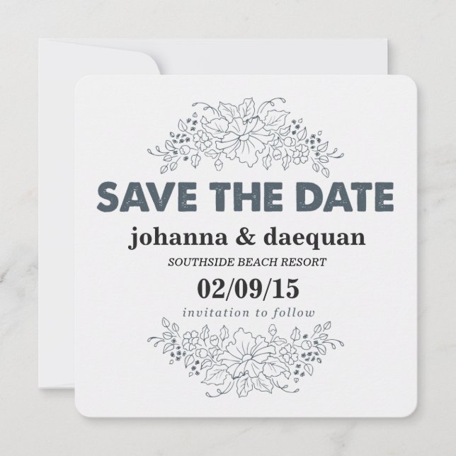 Carte fleur botanique (Devant)