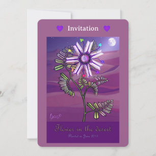Carte Fleur dans le désert