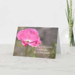 Carte Fleur de crapaud rose d'Islande