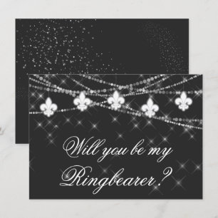 Carte Fleur de Lis Lumières Grises   Soyez ma servante d