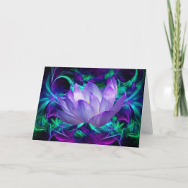 Carte Fleur de lotus pourpre et sa signification