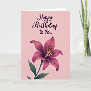 Carte Fleur de Lys Rayée