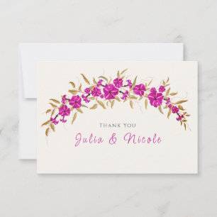 Carte Fleur de vigne à trompette sauvage violette Jardin