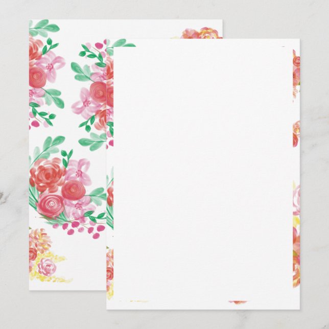 Carte Fleur d'eau (Devant / Derrière)