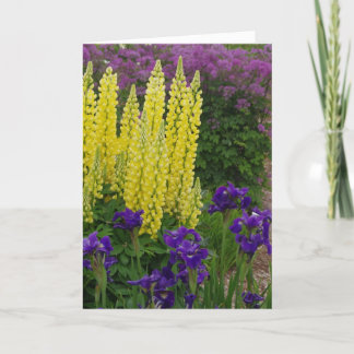 Carte Fleur générale d'anniversaire