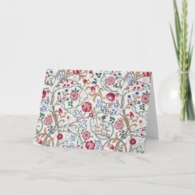 Carte Fleur, Motif Floral, William Morris (Devant)