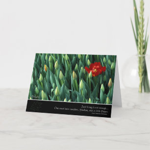 Carte Fleur Précoce, par Anna Wight
