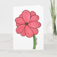 Fleur rose avec fond blanc vierge
