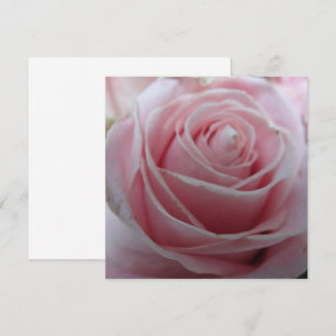 Carte Fleur Rose mignonne